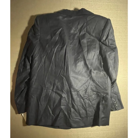 NEW Vintage JONATHAN MICHAEL 12 Cashmere Coat Overcoat Black Soft Long Tags On - Picture 5 of 5